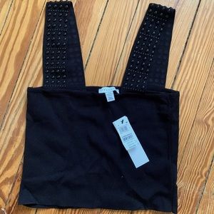 Brand new Topshop crop top with beaded straps